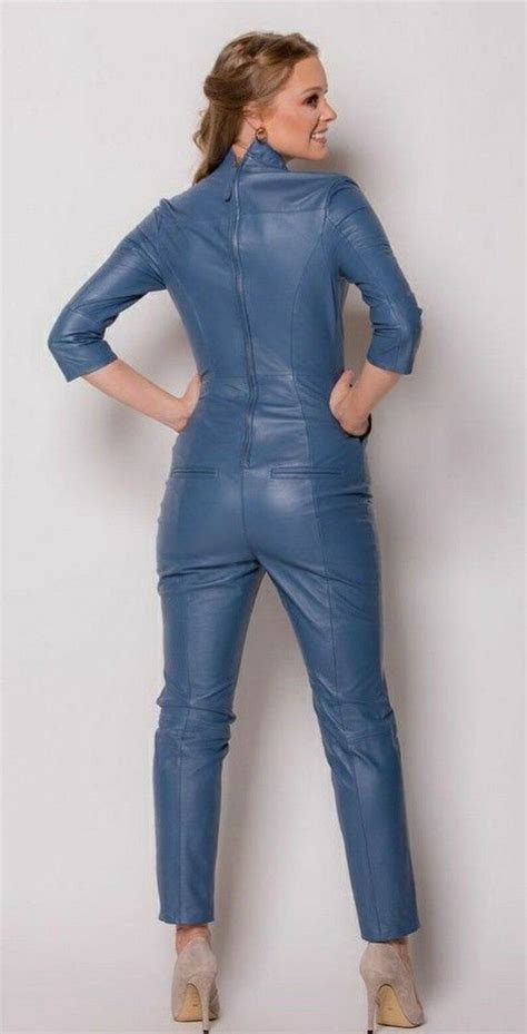 Jumpsuit in lambskin 